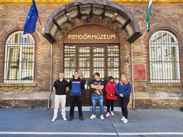 Ismét a budapesti Rendőrmúzeumban jártak diákjaink