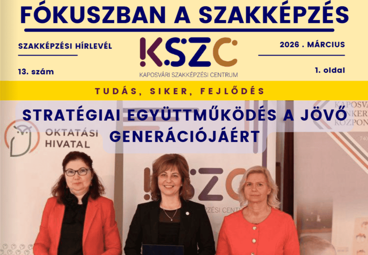 Fókuszban a szakképzés márciusi száma