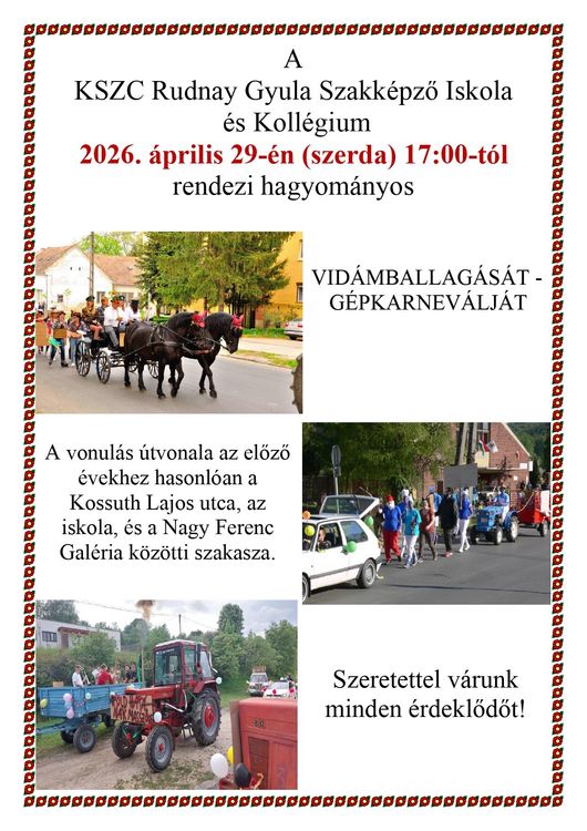 VIDÁMBALLAGÁS-GÉPKARNEVÁL