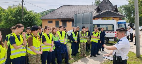Rendészeti és Kadét tanulók vettek részt a Tour de Hongrie biztosításában