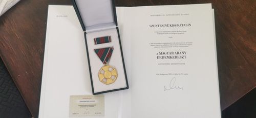 Állami kitüntetésben részesült Szentesiné Kiss Katalin