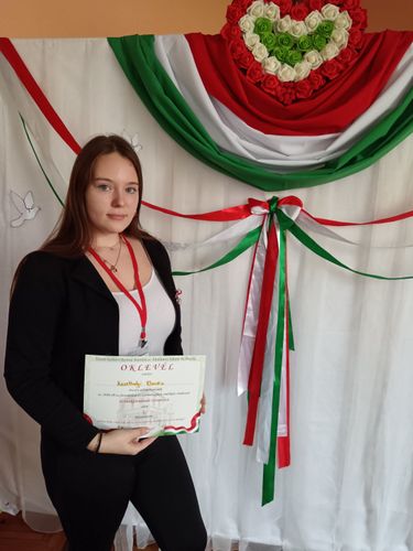 Megyei 1. helyen végzett tanulónk